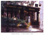 "A Small Hotel, Paris" - Art Print by George Botich | Movie Poster Prints from Posterazzi
