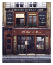 Au Cafe St. Honore - Art Print by Andre Renoux | Movie Poster Prints from Posterazzi