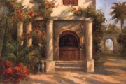 Augustine's Courtyard - Art Print by Enrique Bolo | Movie Poster Prints from Posterazzi