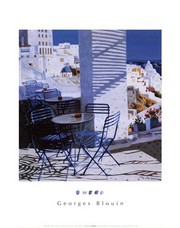 Cafe Cordina - Art Print by Georges Blouin | Movie Poster Prints from Posterazzi