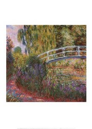 "Japanese Bridge, Waterlily Pond" - Art Print by Claude Monet | Movie Poster Prints from Posterazzi