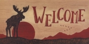Moose Welcome - Art Print by Becca Barton | Movie Poster Prints from Posterazzi