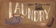 24 Hour Laundry - Art Print by Becca Barton | Movie Poster Prints from Posterazzi