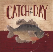 Catch of the Day - Art Print by Becca Barton | Movie Poster Prints from Posterazzi