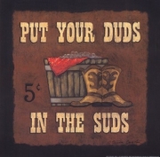 Drop Your Duds - Art Print by Becca Barton | Movie Poster Prints from Posterazzi