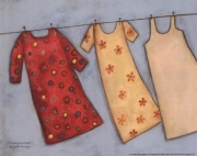Clothesline Fresh - Art Print by Bernadette Deming | Movie Poster Prints from Posterazzi