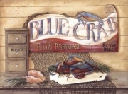 Blue Crab B&B - Art Print by Pam Britton | Movie Poster Prints from Posterazzi