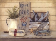 Blue Crab Fest - Art Print by Pam Britton | Movie Poster Prints from Posterazzi