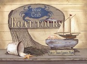 Blue Crab Boat Tours - Art Print by Pam Britton | Movie Poster Prints from Posterazzi