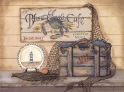 Blue Crab Caf? - Art Print by Pam Britton | Movie Poster Prints from Posterazzi