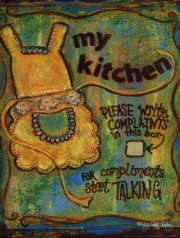 My Kitchen - Art Print by June Pfaff Daley | Movie Poster Prints from Posterazzi
