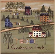 Clothesline Fresh - Art Print by Lisa Kennedy | Movie Poster Prints from Posterazzi