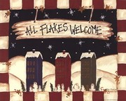 All Flakes Welcome - Art Print by Lori Maphies | Movie Poster Prints from Posterazzi