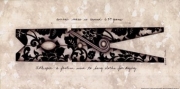 Designer Clothes Pin - Art Print by Andrea Roberts | Movie Poster Prints from Posterazzi