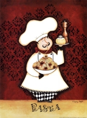 Chef Pasta - Art Print by Sydney Wright | Poster Prints from Posterazzi