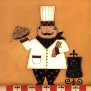 Chef with Spaghetti - Art Print by Scherry Talbott | Movie Poster Prints from Posterazzi
