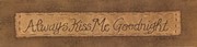 Always Kiss Me Goodnight - Art Print by Vicki Huffman | Movie Poster Prints from Posterazzi