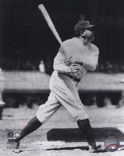 Babe Ruth Batting Action - Sports Photo Print | Posters from Posterazzi