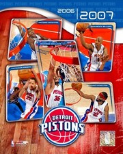 06 '07 Pistons Team Composite - Sports Photo Print | Posters from Posterazzi