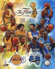 09 NBA Finals Match Up Lakers Magic - Sports Photo Print | Posters from Posterazzi