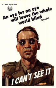 I Can't See It (Ghandi quote) - Art Print by Kenneth Ridgeway | Movie Poster Prints from Posterazzi