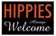 Hippies Always Welcome - Art Print by Kenneth Ridgeway | Movie Poster Prints from Posterazzi