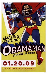 Barack Obama - Obamaman - Art Print | Movie Poster Prints from Posterazzi