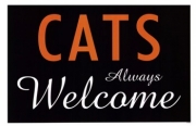 Cats Always Welcome - Art Print by Kenneth Ridgeway | Movie Poster Prints from Posterazzi
