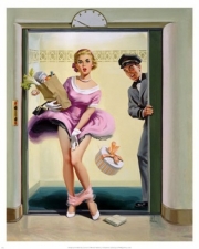 Elevator - Art Print by Art Frahm | Movie Poster Prints from Posterazzi