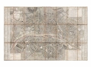 1797 Jean Map of Paris and the Faubourgs, France - Art Print | Poster Prints from Posterazzi