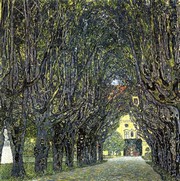 Avenue of Trees in the Park at Schloss Kammer, c.1912 - Art Print by Gustav Klimt | Poster Prints from Posterazzi