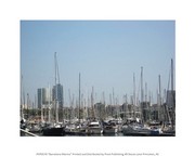 Barcelona Marina 10.00 x 8.00 Poster Print