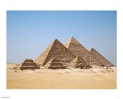 All Gizah Pyramids 10.00 x 8.00 Poster Print