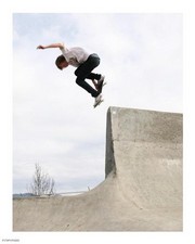 Back Smith Grind 8.00 x 10.00 Poster Print