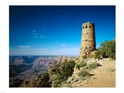 Arizonas Grand Canyon watch tower - Art Print | Poster Prints from Posterazzi