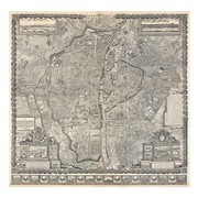1652 Gomboust Map of Paris, France - Art Print | Poster Prints from Posterazzi