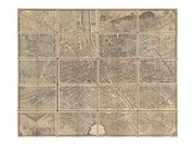 1739 Bretez - Turgot View and Map of Paris, France - Art Print | Poster Prints from Posterazzi