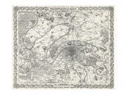 1855 City Plan of Paris, France - Art Print | Poster Prints from Posterazzi