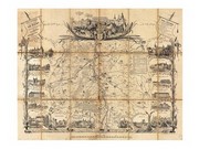 1865 Madeleine Map Pocket Map of Vichy, France - Art Print | Poster Prints from Posterazzi