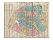 1867 Logerot Map of Paris, France - Art Print | Poster Prints from Posterazzi