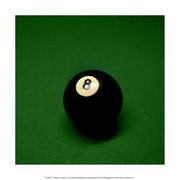 8 Ball on Green - Art Print by Jim Rush | Movie Poster Prints from Posterazzi