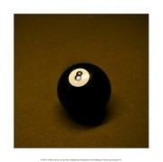 8 Ball on Brown - Art Print by Jim Rush | Movie Poster Prints from Posterazzi
