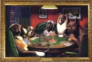 Dogs Playing Poker - Art Print by Cassius Marcellus Coolidge | Movie Poster Prints from Posterazzi