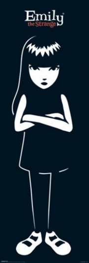 Emily the Strange - portrait (door) - Art Print | Movie Poster Prints from Posterazzi