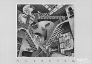 Relativity - Art Print by M.C. Escher | Movie Poster Prints from Posterazzi