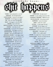 Shit Happens - Art Print | Movie Poster Prints from Posterazzi