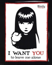 Emily the Strange - I want you - Art Print | Movie Poster Prints from Posterazzi