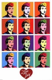 I Love Lucy - Pop Art - Art Print | Movie Poster Prints from Posterazzi