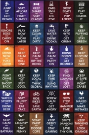 Keep Calm - Parody - Art Print | Movie Poster Prints from Posterazzi