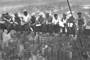 "Lunchtime Atop a Skyscraper, c.1932" - Art Print by Charles C. Ebbets | Movie Poster Prints from Posterazzi